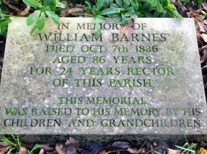 William Barnes Grave in Autumn - Image Credit: Jim Potts © 2019