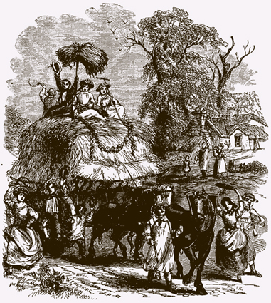 Harvest Home from the Chambers' The Book of Days Harvest Home from the Chambers' The Book of Days